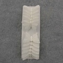 3" WHITE MICA BUTTERFLY W/WIRE