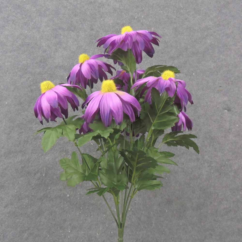 [SB1003-PUR] 18.5" RUDBECKIA BUSH X9 PURPLE
