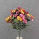 19.5" PANSY BUSH X14 ORANGE/BEAUTY