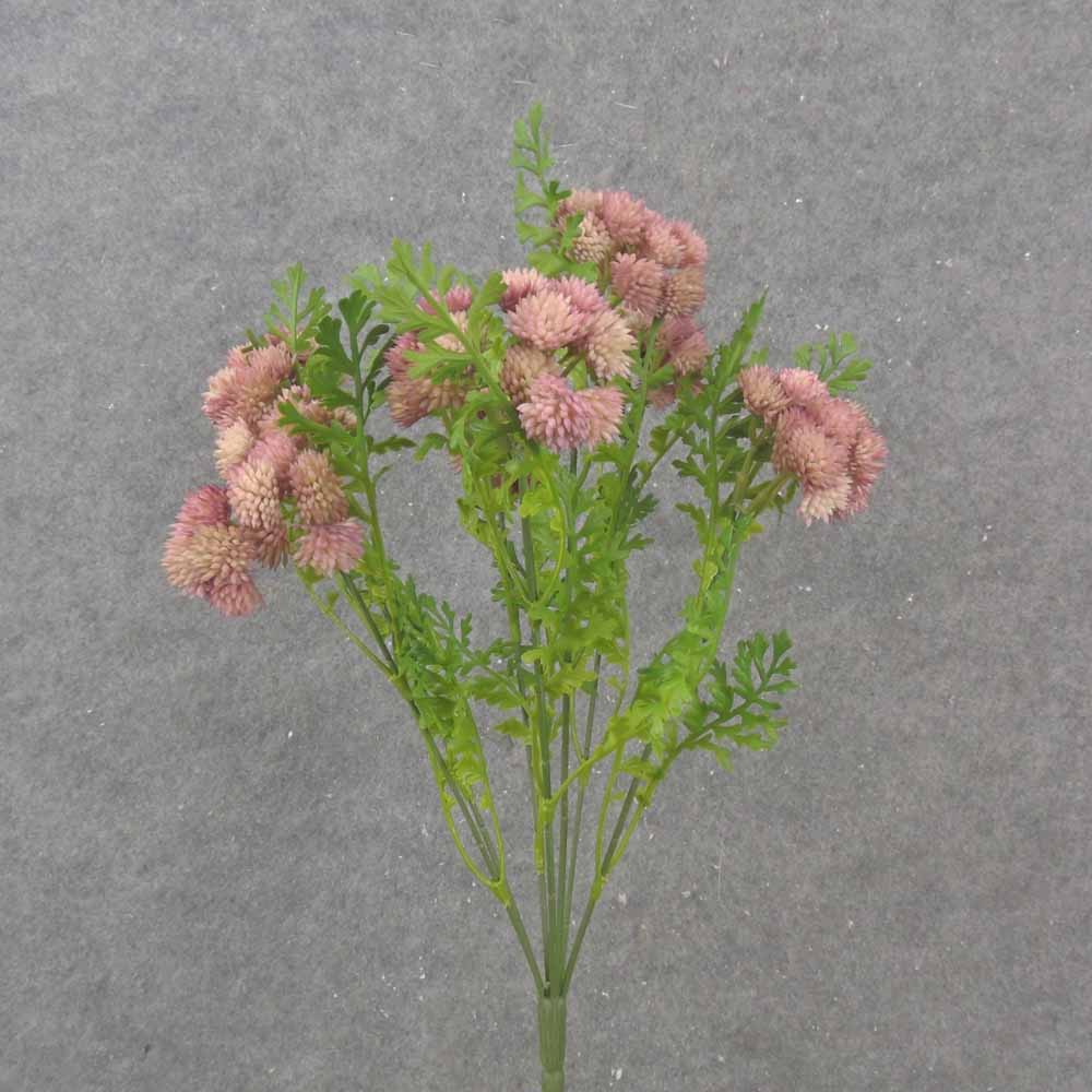 16" SEDUM BUSH X7 PINK