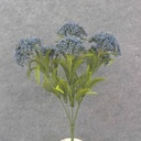 17" SEDUM BUSH X7 BLUE