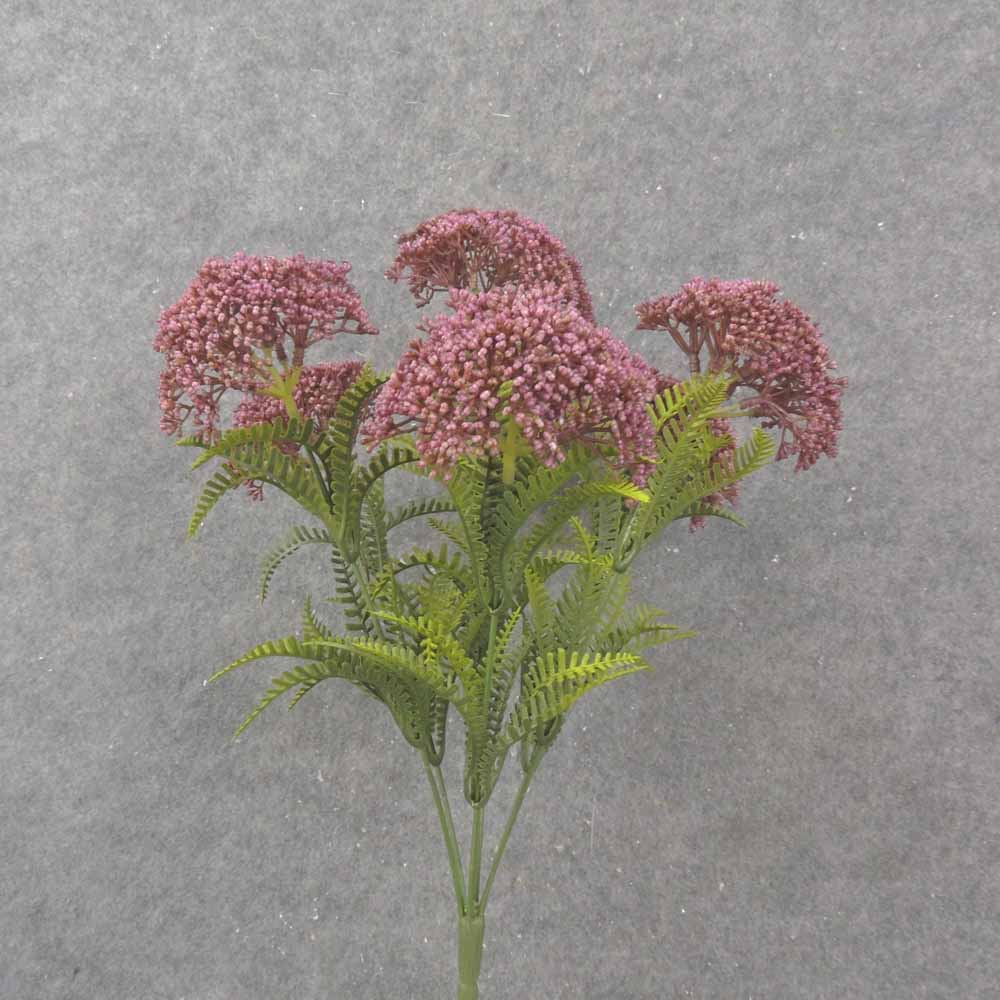 17" SEDUM BUSH X7 PURPLE