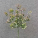 18&quot; TEA LEAF BUSH X12 PINK/GREEN