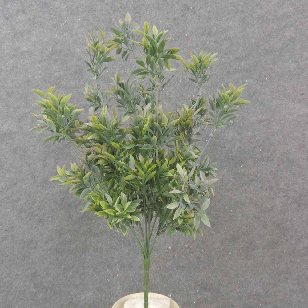 18" TEA LEAF BUSH X12 PURPLE/GREEN
