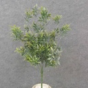 18" TEA LEAF BUSH X12 PURPLE/GREEN