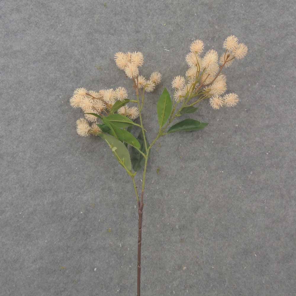 [SB1041-BEI] 30" THISTLE SPRAY X 3 BEIGE