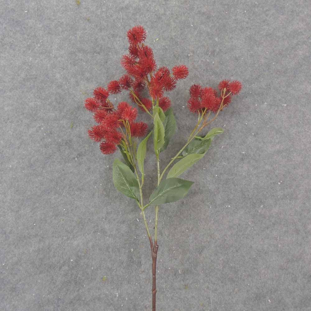 30" THISTLE SPRAY X 3 RED