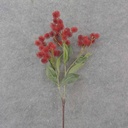 30" THISTLE SPRAY X 3 RED