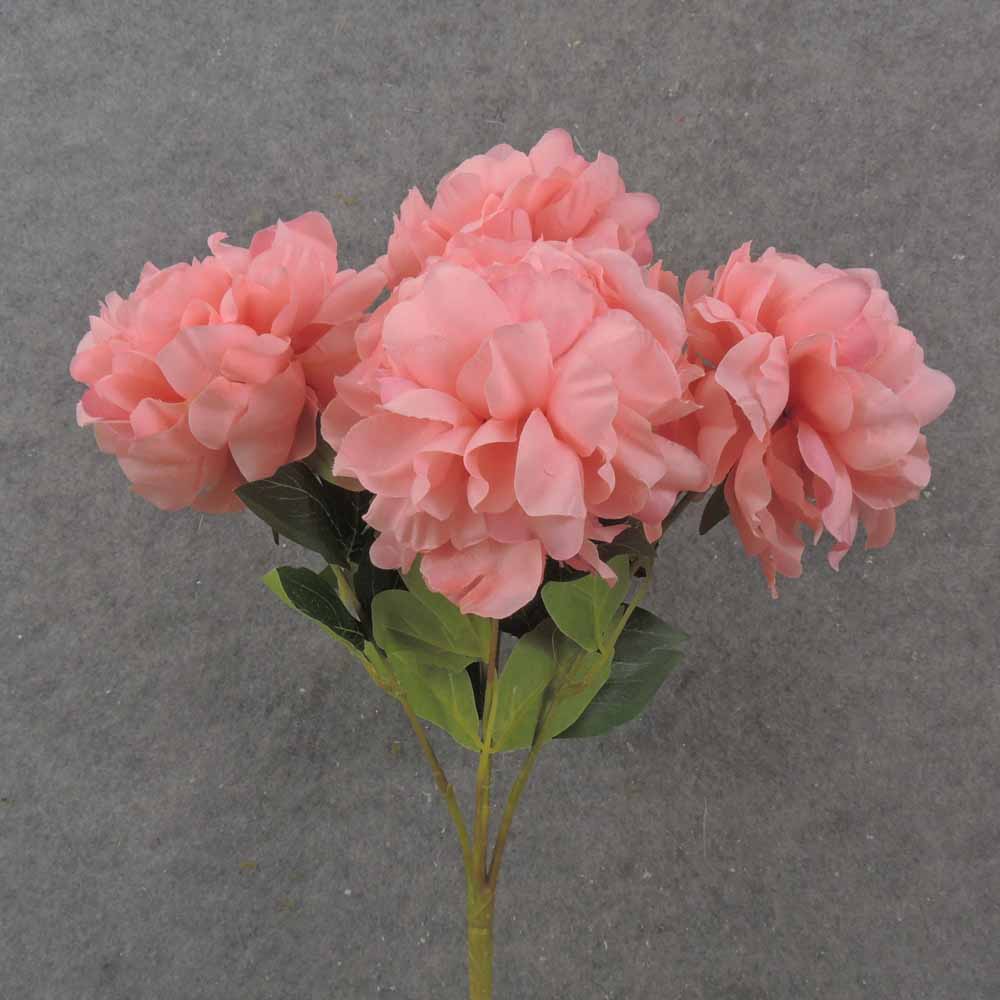 17.5" PEONY BUSH X 5 PINK