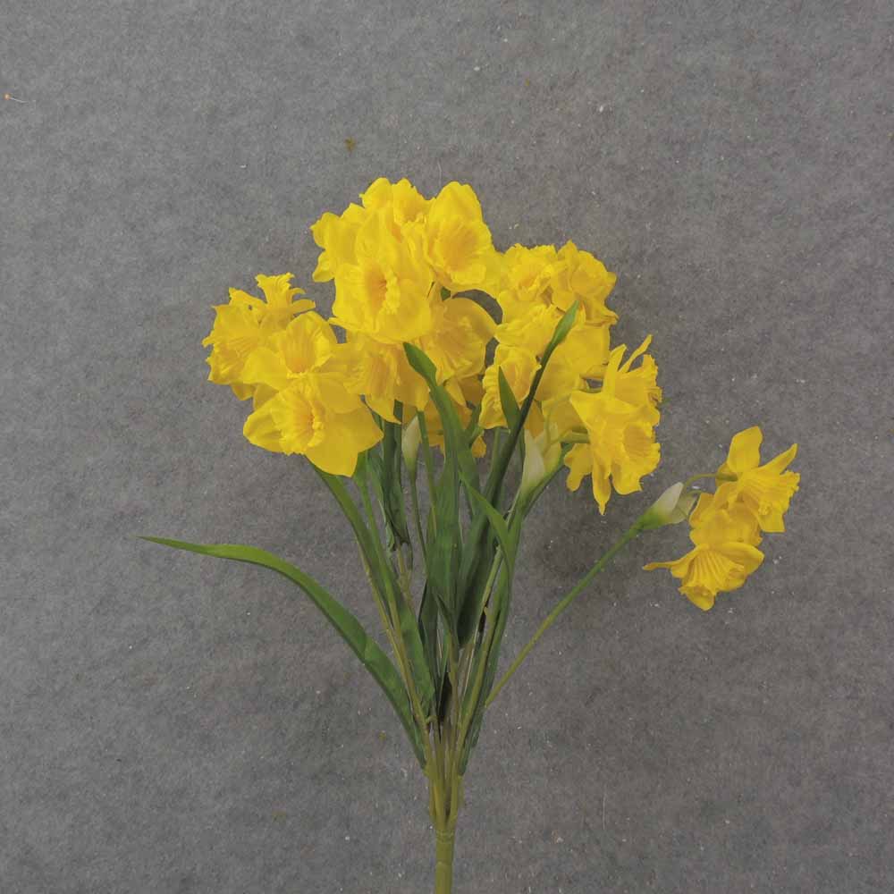 22" DAFFODIL BUSH X9 YELLOW