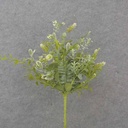 22" EUCALYPTUS, THISTLE & FOLIAGE BUSH CREAM
