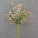 21&quot; EUCALYPTUS, FERN &amp; BLOSSOM BUSH ORANGE