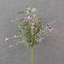 21" EUCALYPTUS, FERN & BLOSSOM BUSH PURPLE