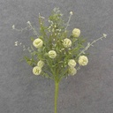 22" EUCALYPTUS & THISTLE BUSH CREAM