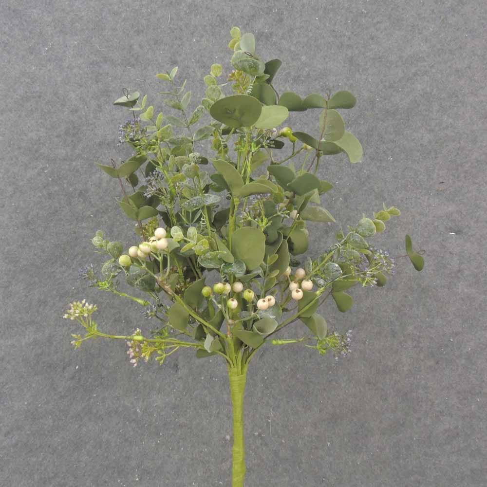 [SA1032] 21" EUCALYPTUS & BERRY BUSH 