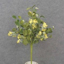 20" EUCALYPTUS & BLOSSOM BUSH YELLOW