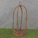 NATURAL TWIG LANTERN 6"x6"x17"