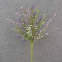22" BERRY, HEATHER & EUCALYPTUS BUSH PURPLE