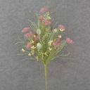 26" COSMOS & FERN MIXED BUSH RED