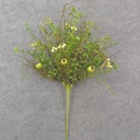 23" BERRY & MIXED FOLIAGE BUSH CREAM/GREEN