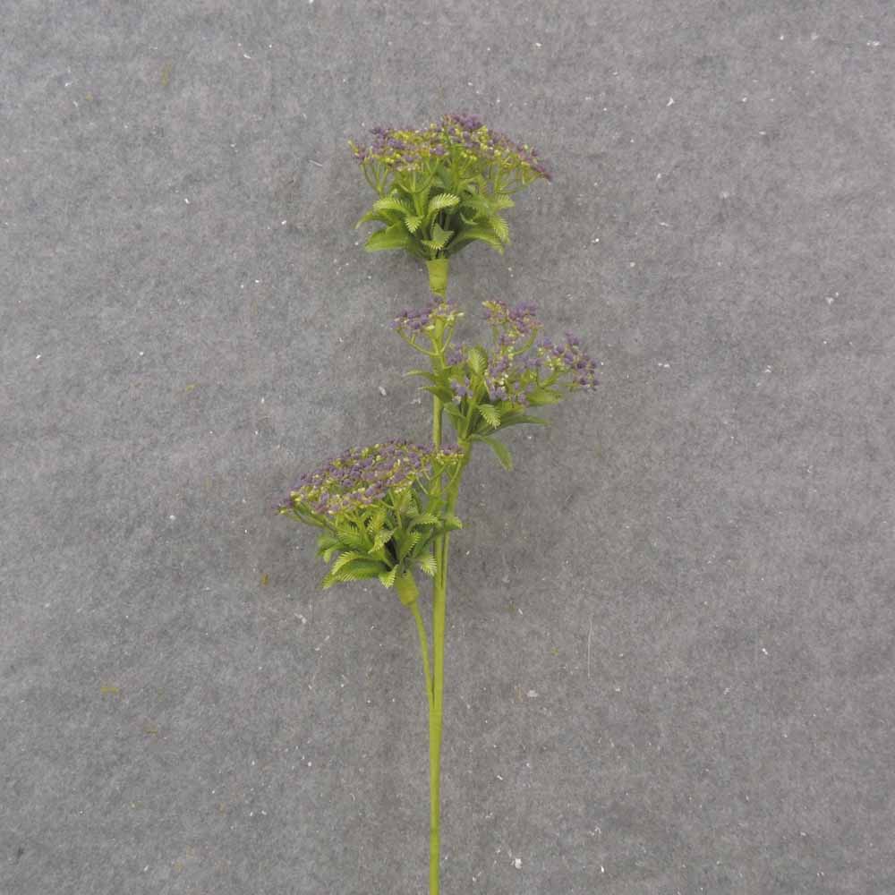 23.5" QUEEN ANNE'S LACE SPRAY X3 PURPLE