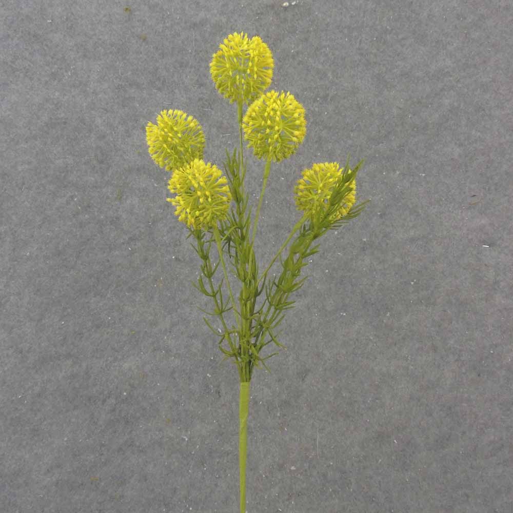 21.5" THISTLE SPRAY X5 YELLOW