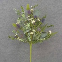 23&quot; THISTLE, EUCALYPTUS &amp; MIXED FOLIAGE BUSH
