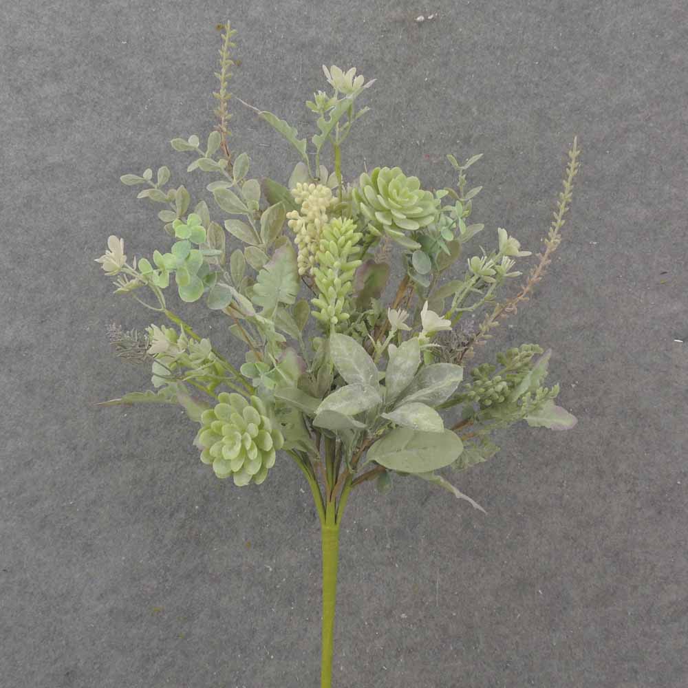 22" EUCALYPTUS, SUCCULENT & MIXED FOLIAGE BUSH