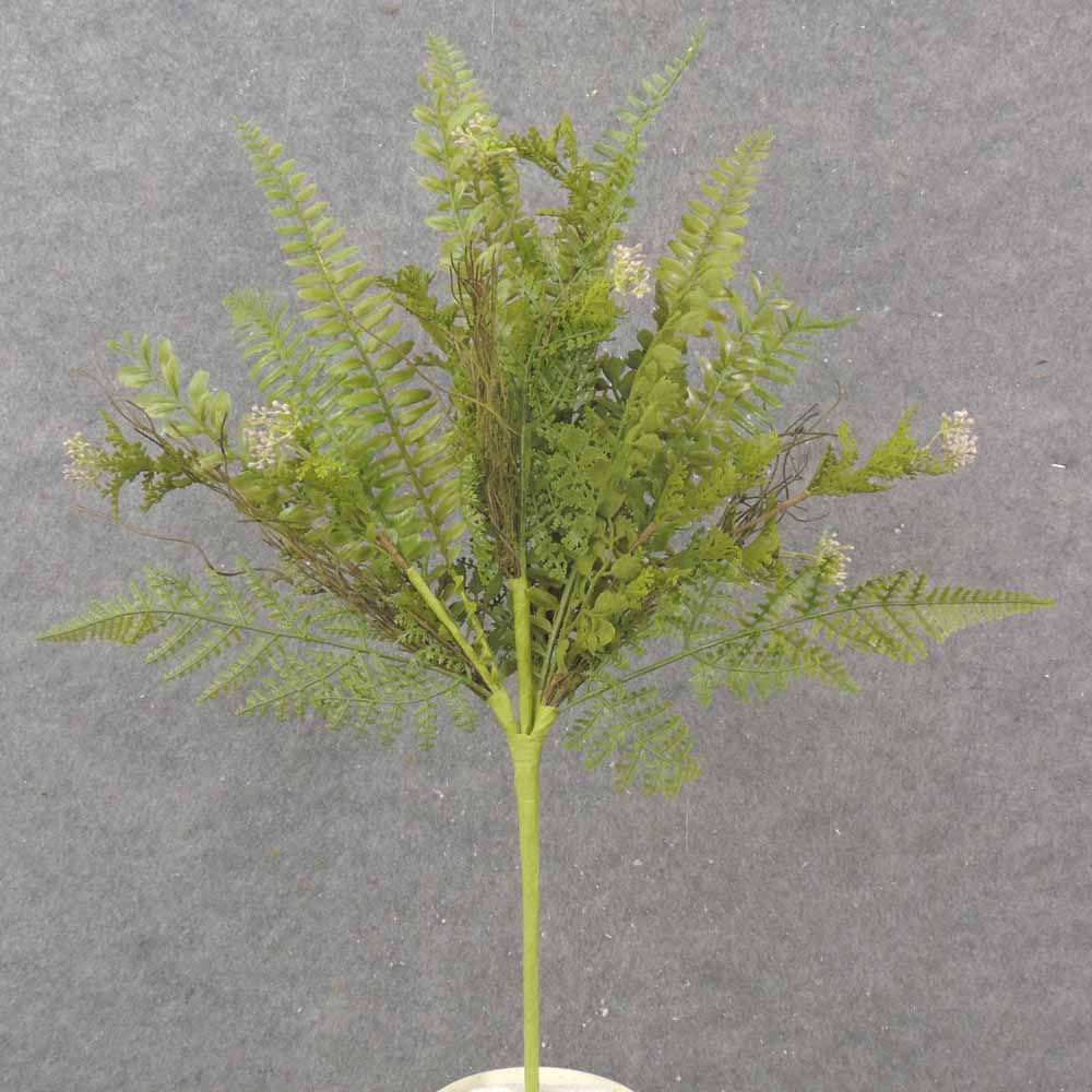21" MIXED FERN & TWIG BUSH