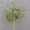 23" SUCCULENT, EUCALYPTUS & THISTLE BUSH