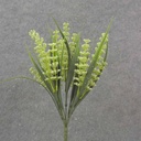 11" HEATHER GRASS BUSH X5 GREEN
