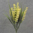 11" HEATHER GRASS BUSH X5 YELLOW