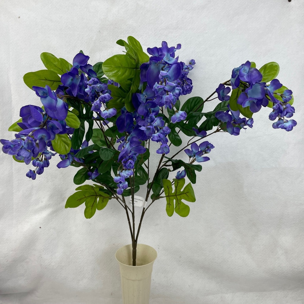 31" WISTERIA BUSH X3(X15) PURPLE