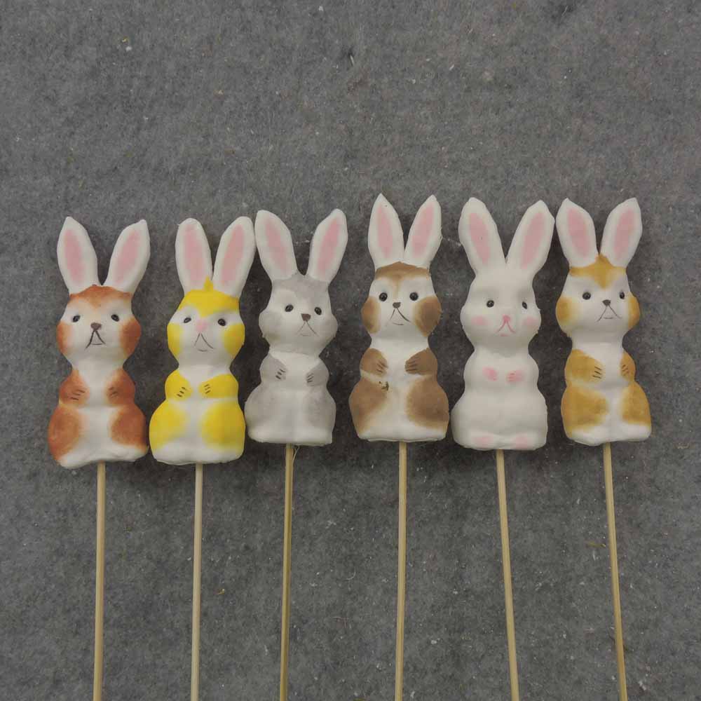 4.75" BUNNY RABBITS ON 7.5" PICK