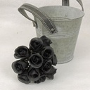 ROSE SWEETHEART PICK  BLACK (1 DZ/POLY BAG)
