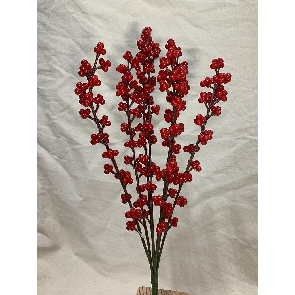 18" O/D BERRY BUSH X7 RED