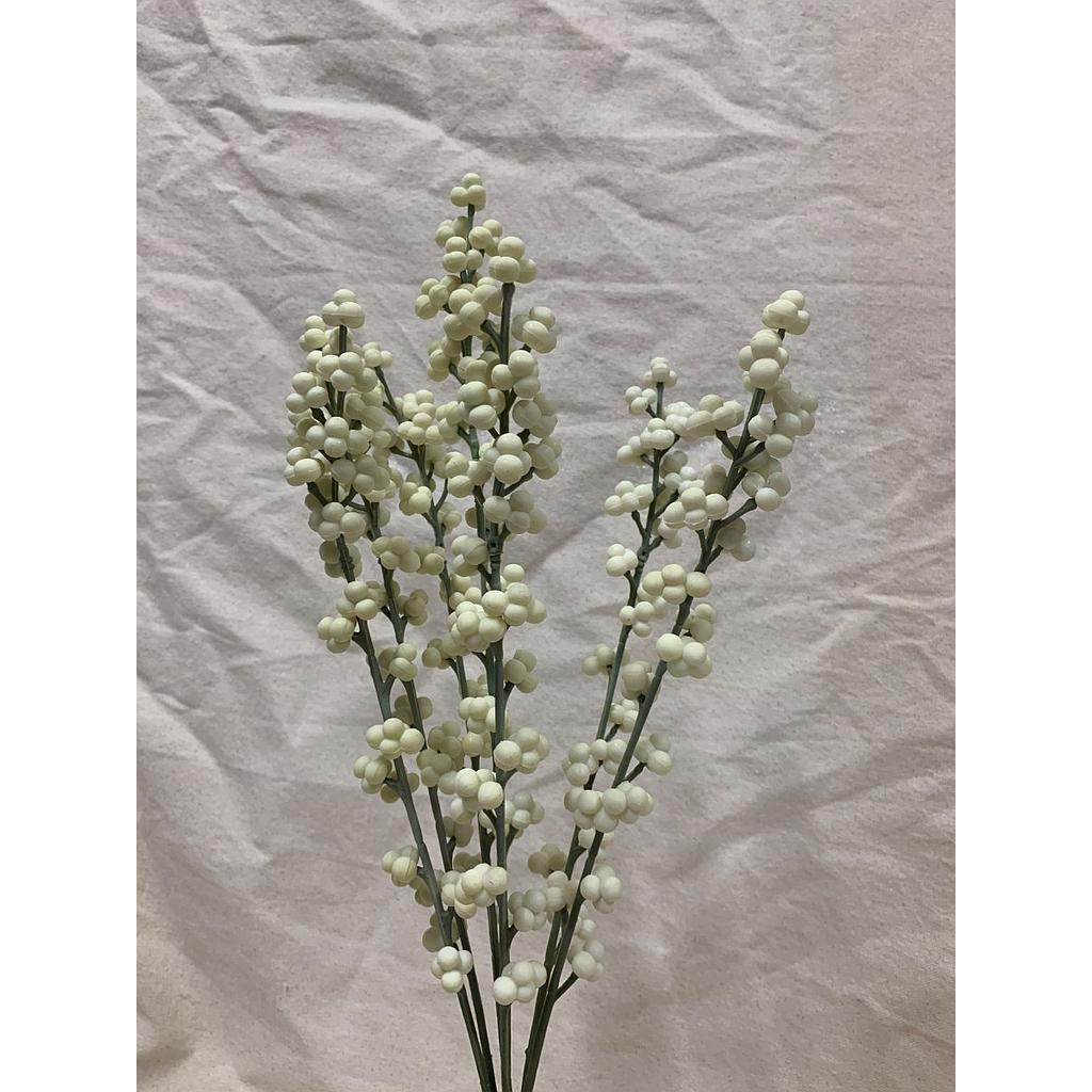 18" O/D BERRY BUSH X7 CREAM