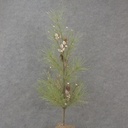 29" PINE TREE W/ CHAMPAGNE GLITTER BERRIES/CONES/LEAF