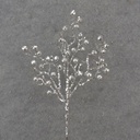 16" GLITTER BERRY PICK SILVER
