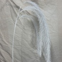 56&quot; HANGING FEATHER PINE SPRAY WHITE