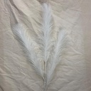 44" FEATHER PINE SPRAY X3 WHITE