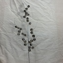 25&quot; JINGLE BELL SPRAY X3 SILVER
