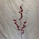 25" JINGLE BELL SPRAY X3 RED