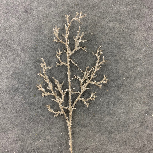 [XA1036] 32" ICED TWIG SPRAY X3
