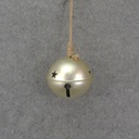 4&quot; JINGLEBELL ORNAMENT GOLD