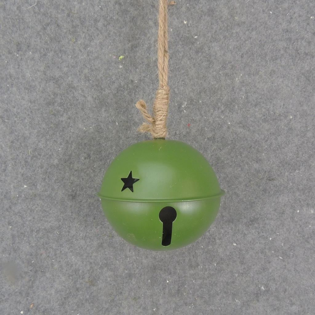 [XA1050-GRN] 4" JINGLEBELL ORNAMENT GREEN