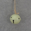 4&quot; JINGLEBELL ORNAMENT LIGHT GREEN