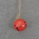 4" JINGLEBELL ORNAMENT RED