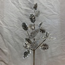 25&quot; METALLIC HOLLY LEAF SPRAY CHAMPAGNE