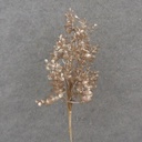 21&quot; METALLIC EUCALYPTUS SPRAY CHAMPAGNE